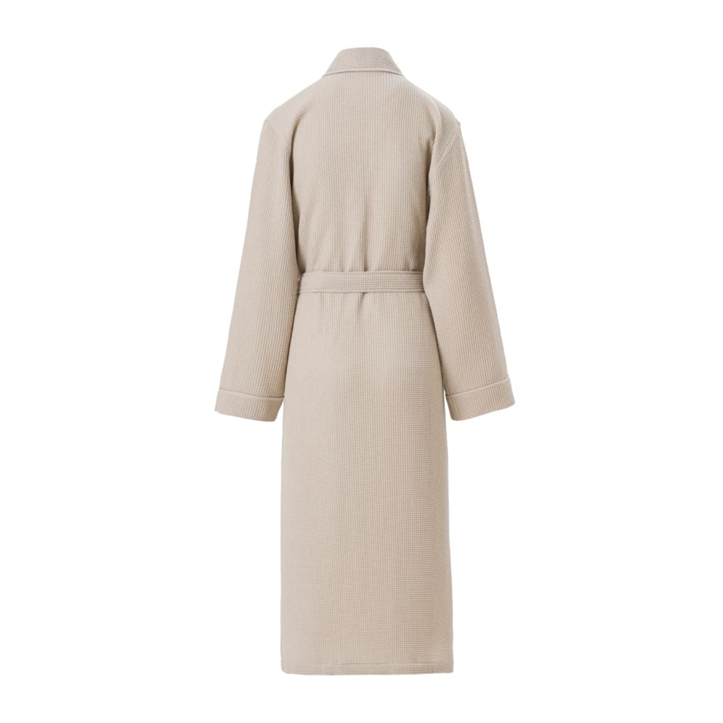 Lavender Embroidery Waffle Bathrobe