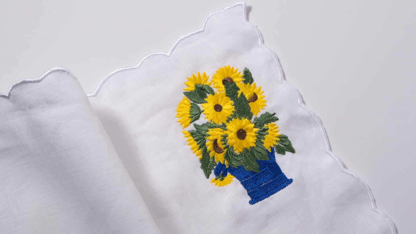 Sunflower Linen Placemats (Set of 2)