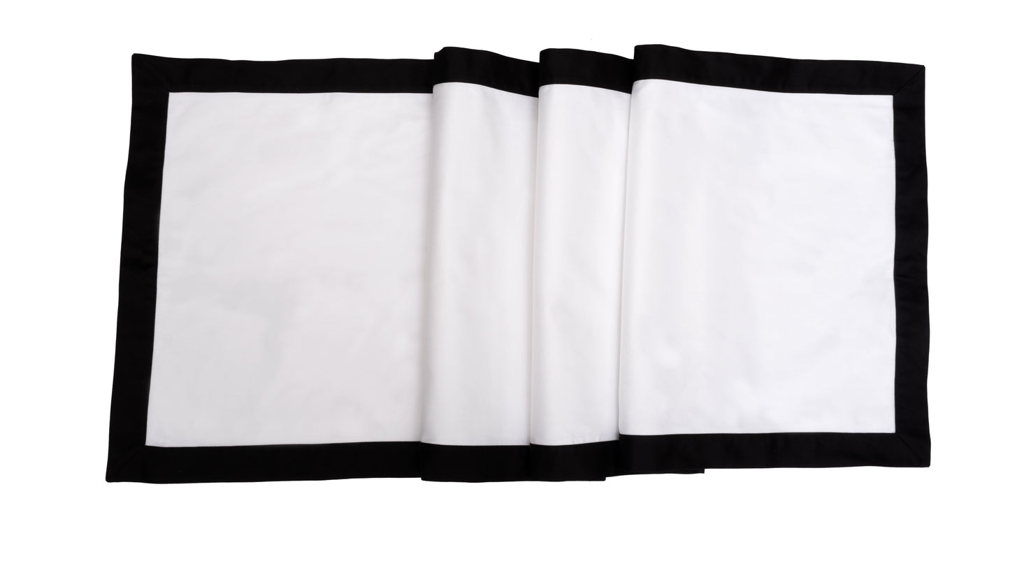 Noir Cotton Runner
