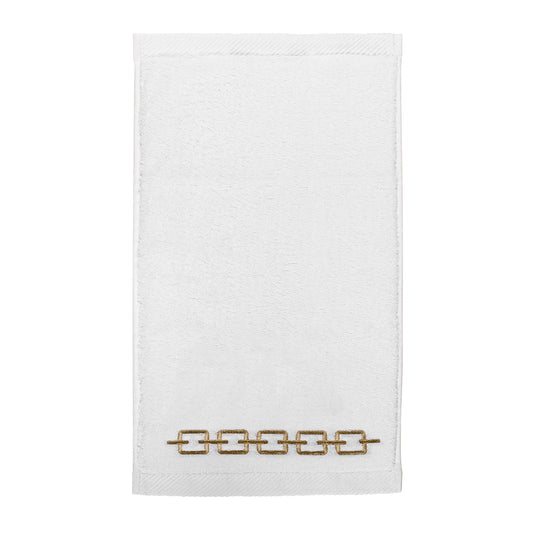 Chain Embroidery Hand Towel