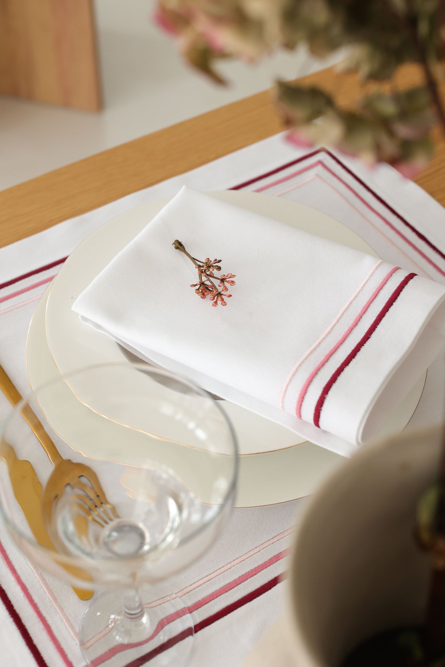 Rosé Cotton Napkins (Set of 2)
