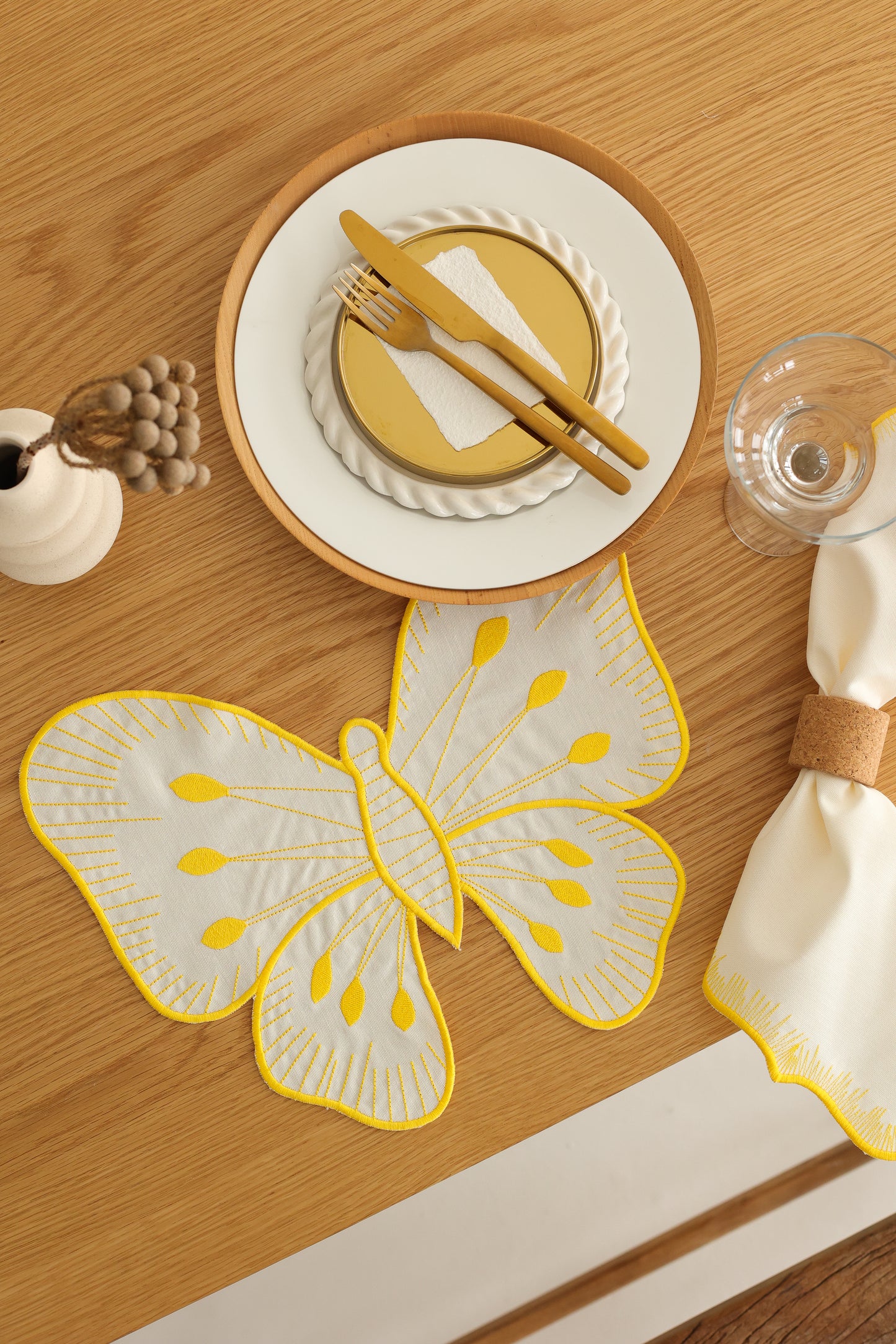 Butterfly Cotton Placemat (Set of 2)