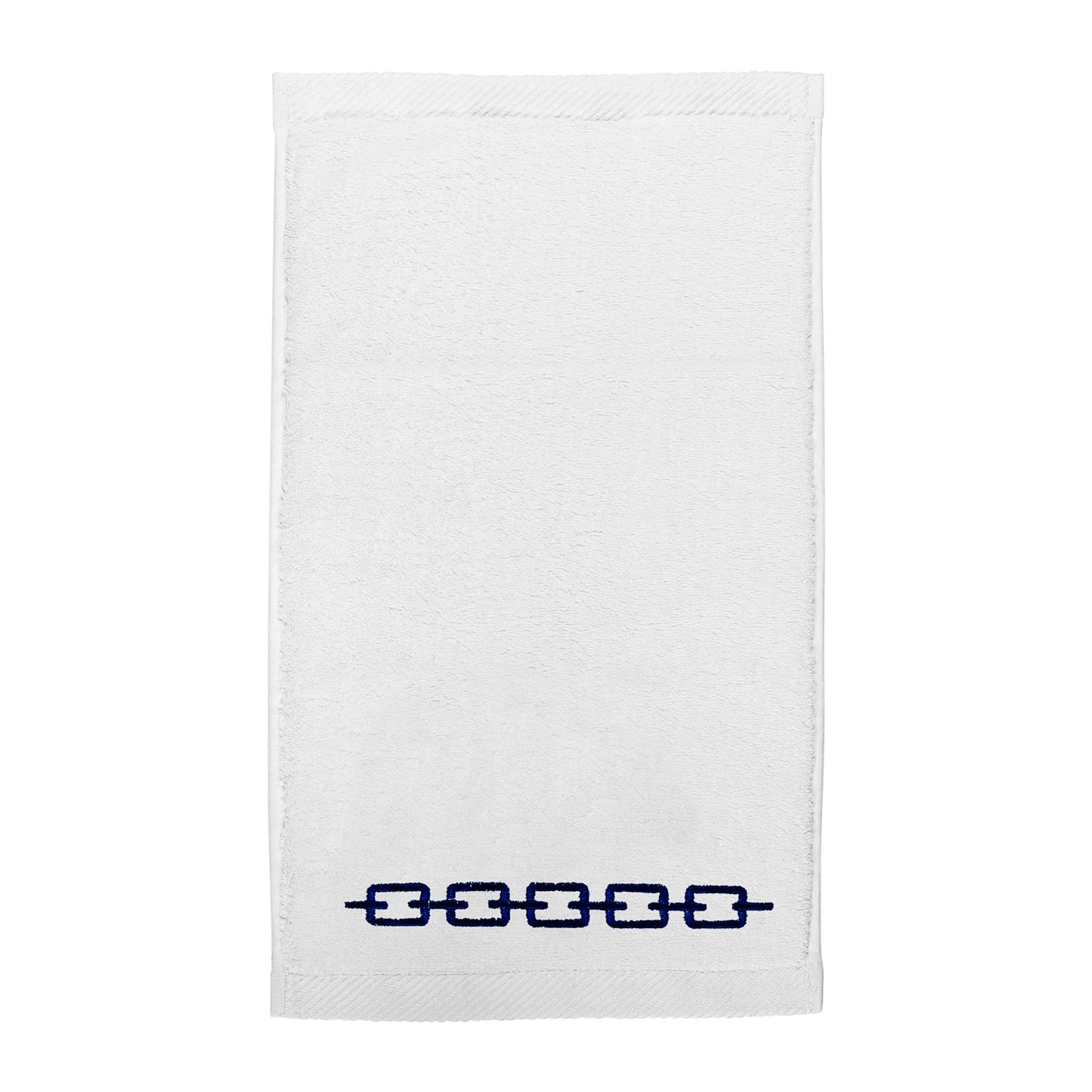 Navy Chain Towel