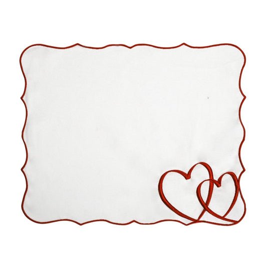 Valentine's day Themed Cotton Placemats (Set of 2)
