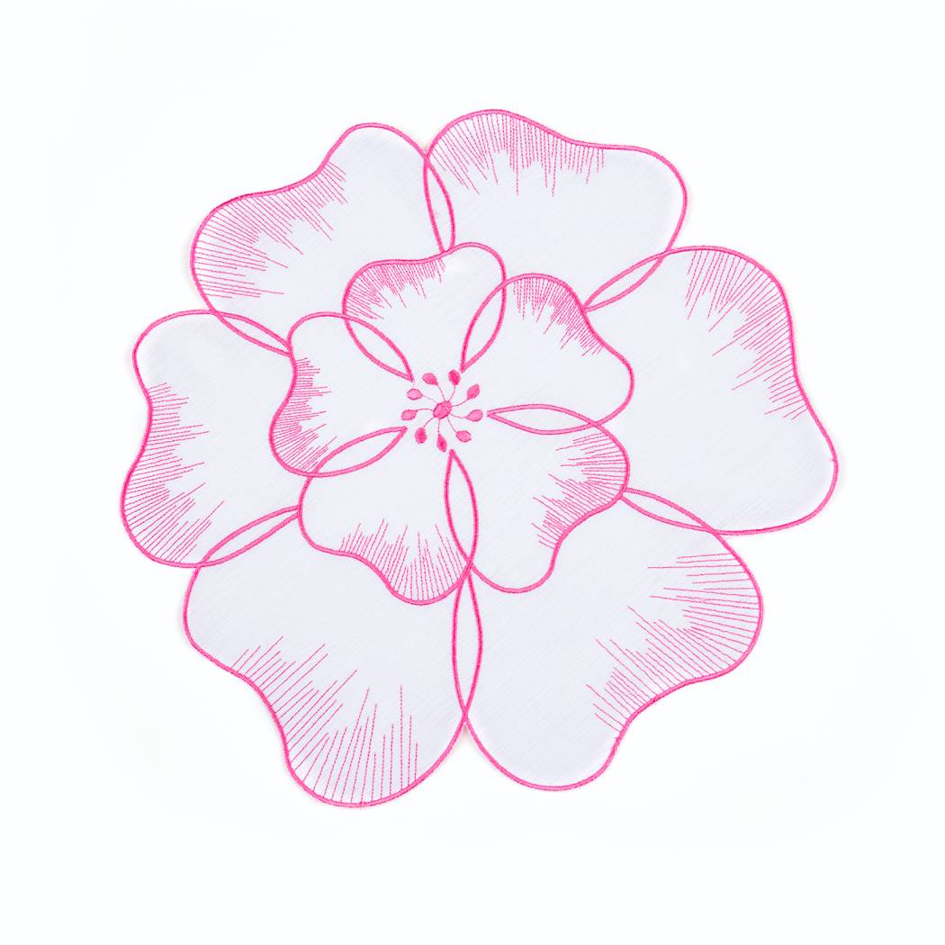 Pink Flora Placemats (Set of 2)