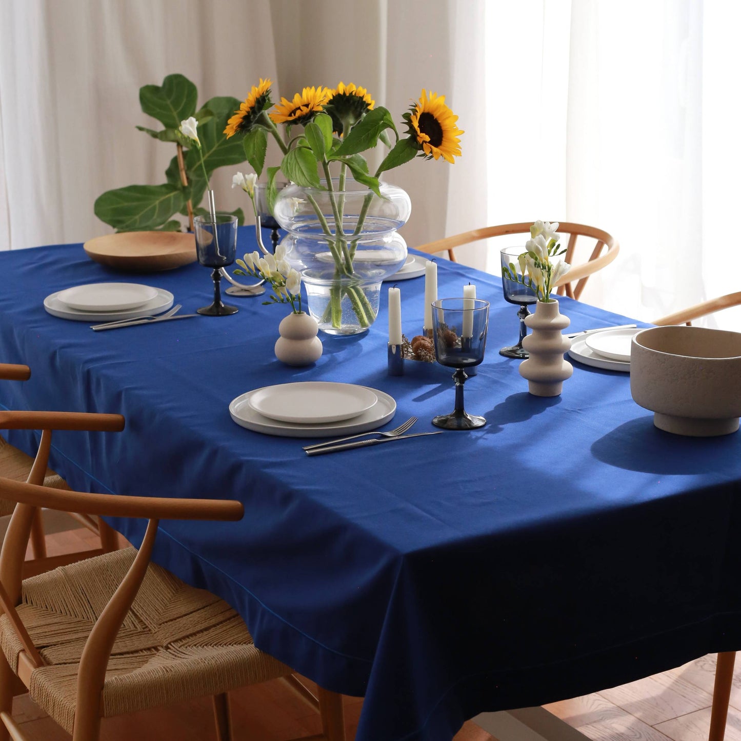 Marina - Navy Tablecloth