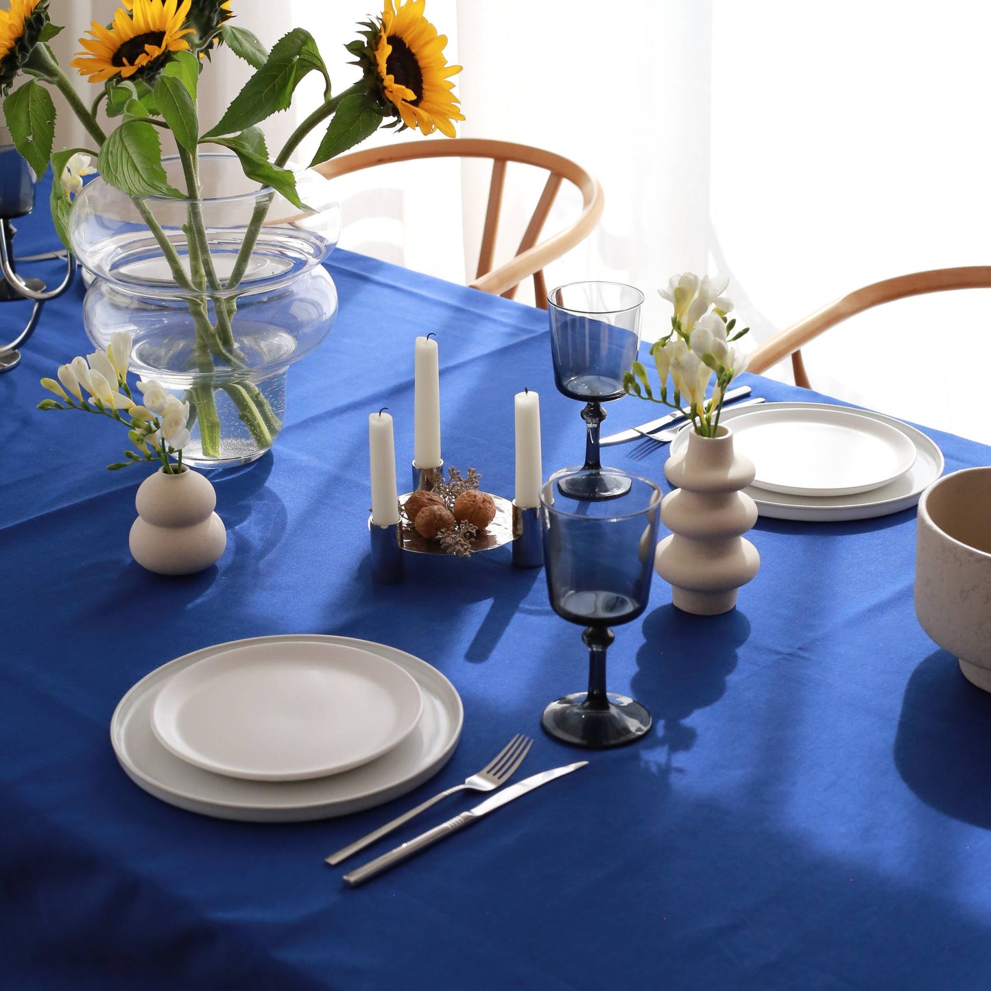 Marina - Navy Tablecloth