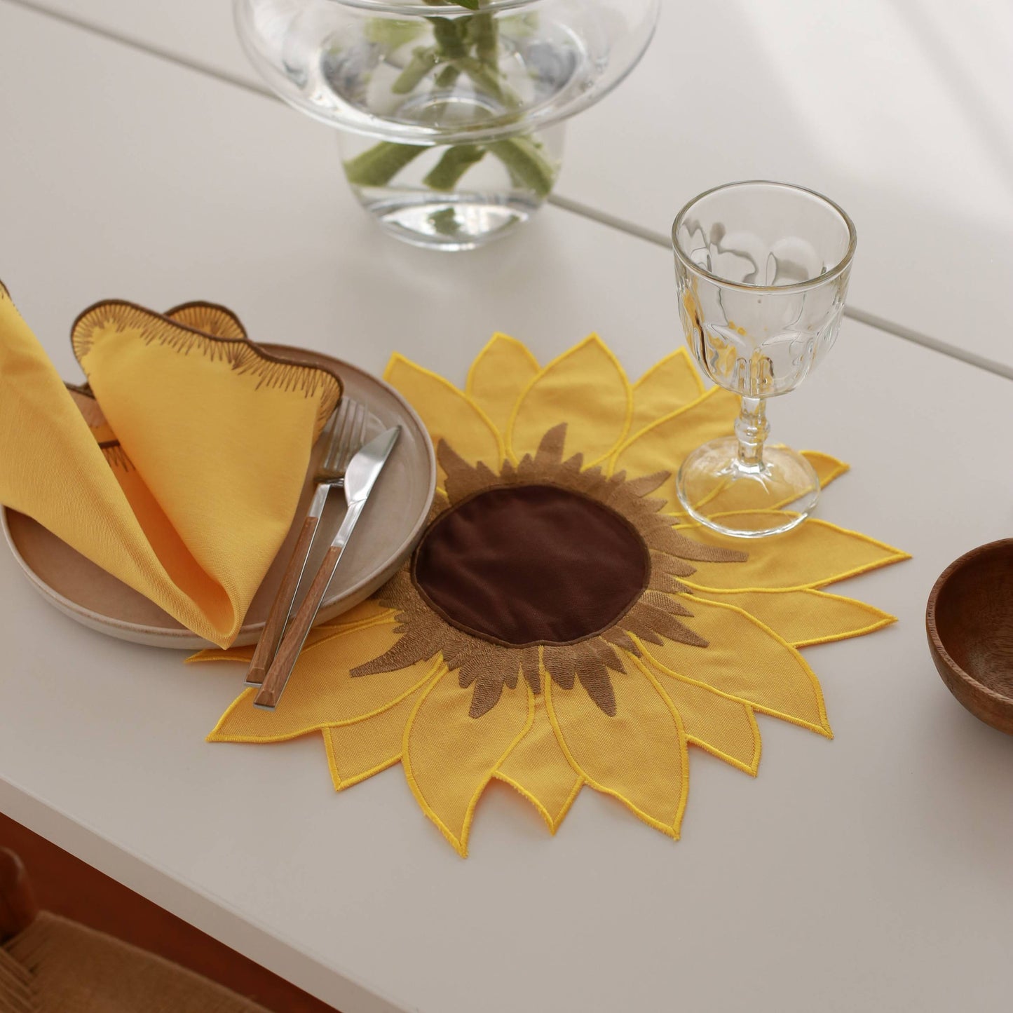 Helianthus Cotton Placemat (Set of 2)