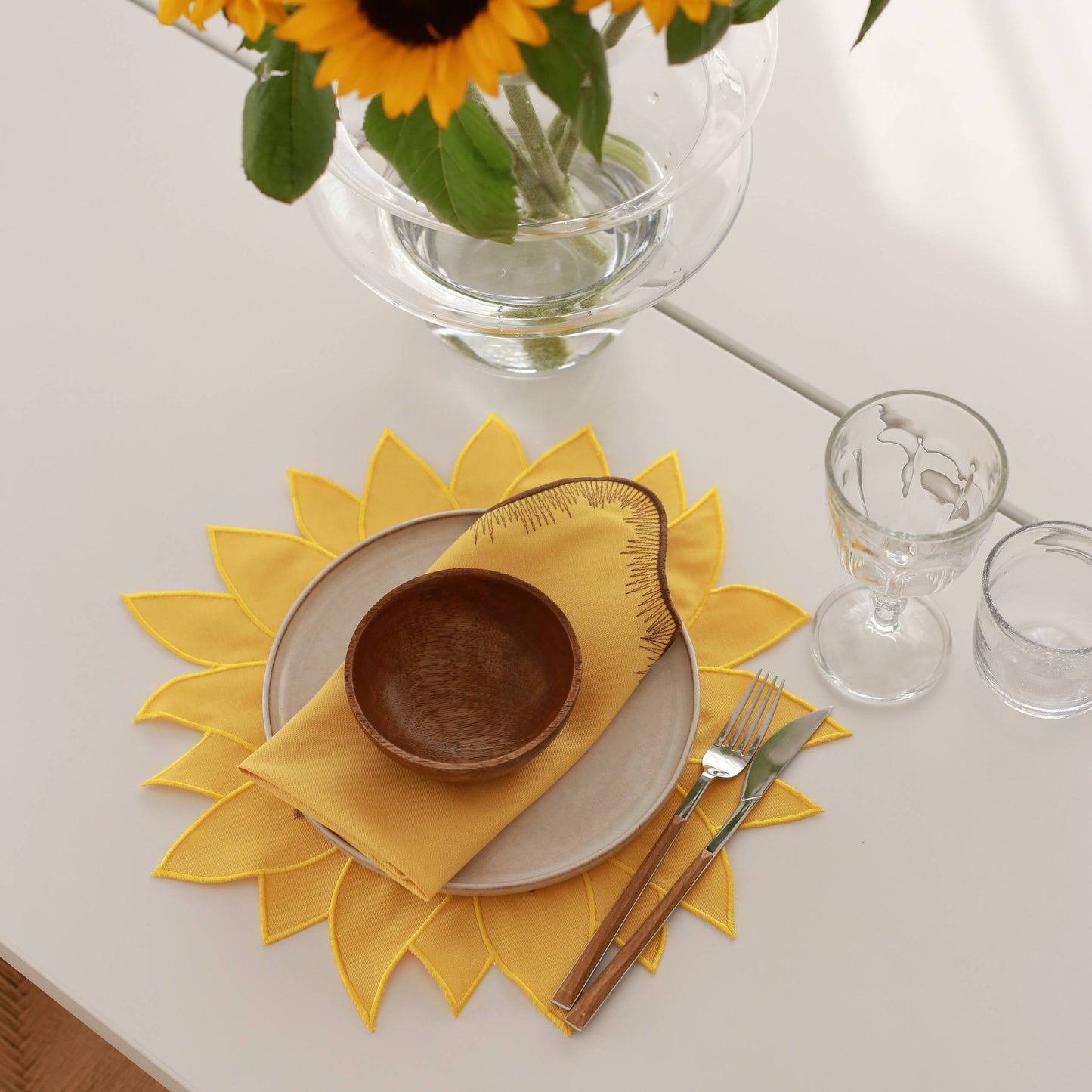 Helianthus Cotton Placemat (Set of 2)