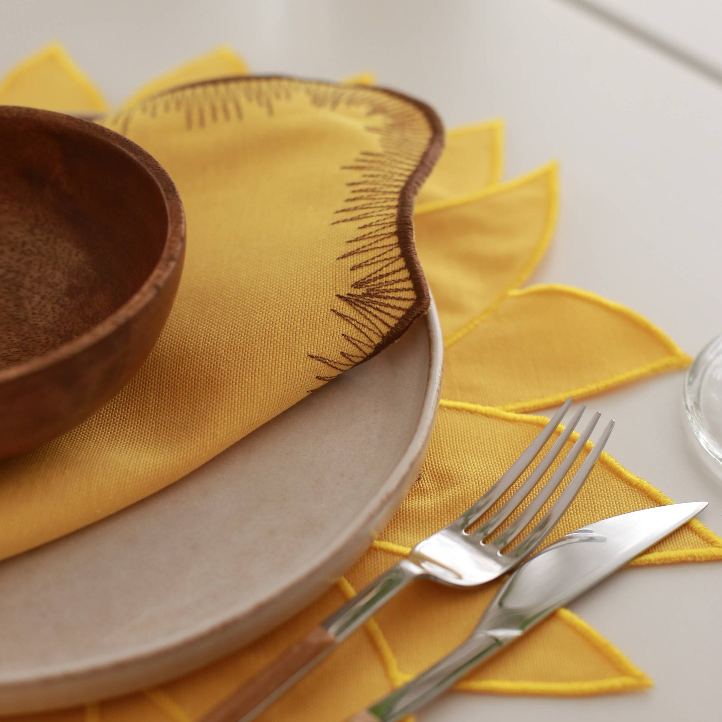 Helianthus Cotton Placemat (Set of 2)