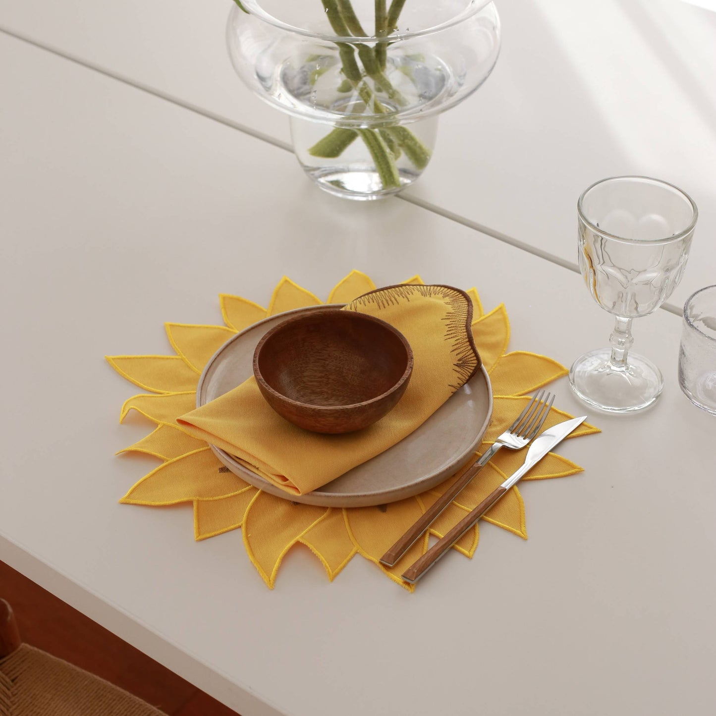 Helianthus Cotton Placemat (Set of 2)