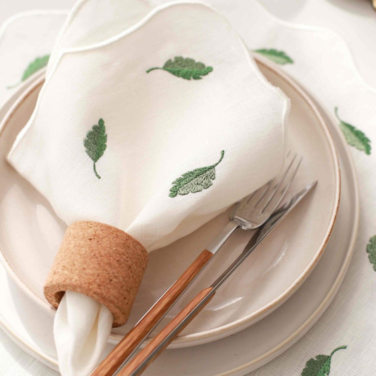 Flora Linen Napkins (Set of 2)
