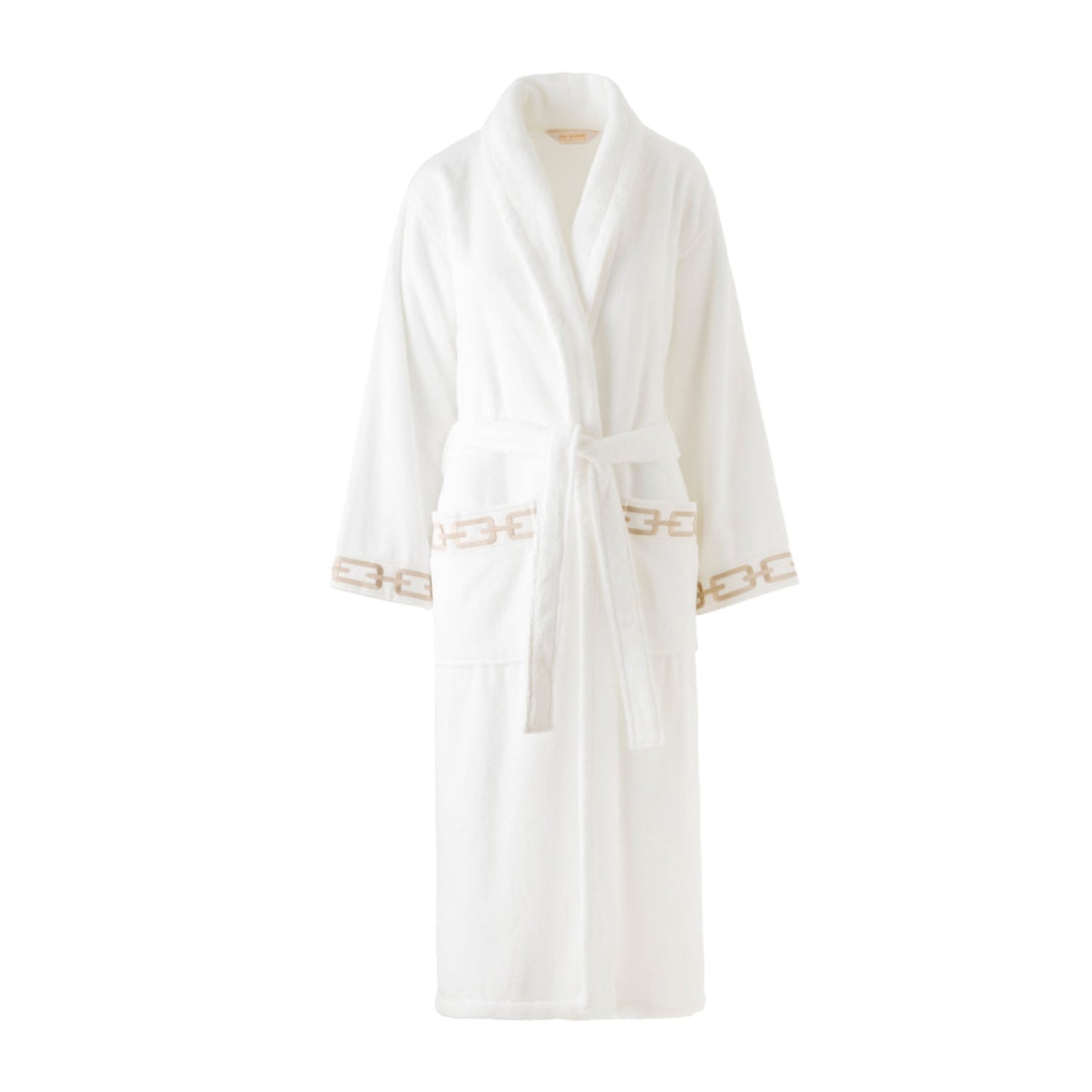 Chain Embroidery Bathrobe