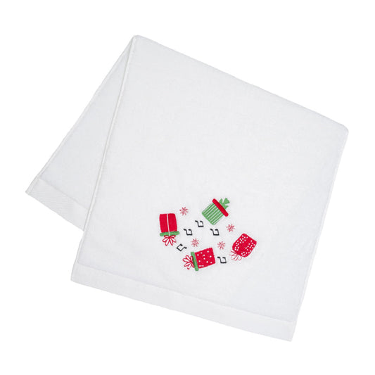 Christmas Gift Embroidery Face Towel