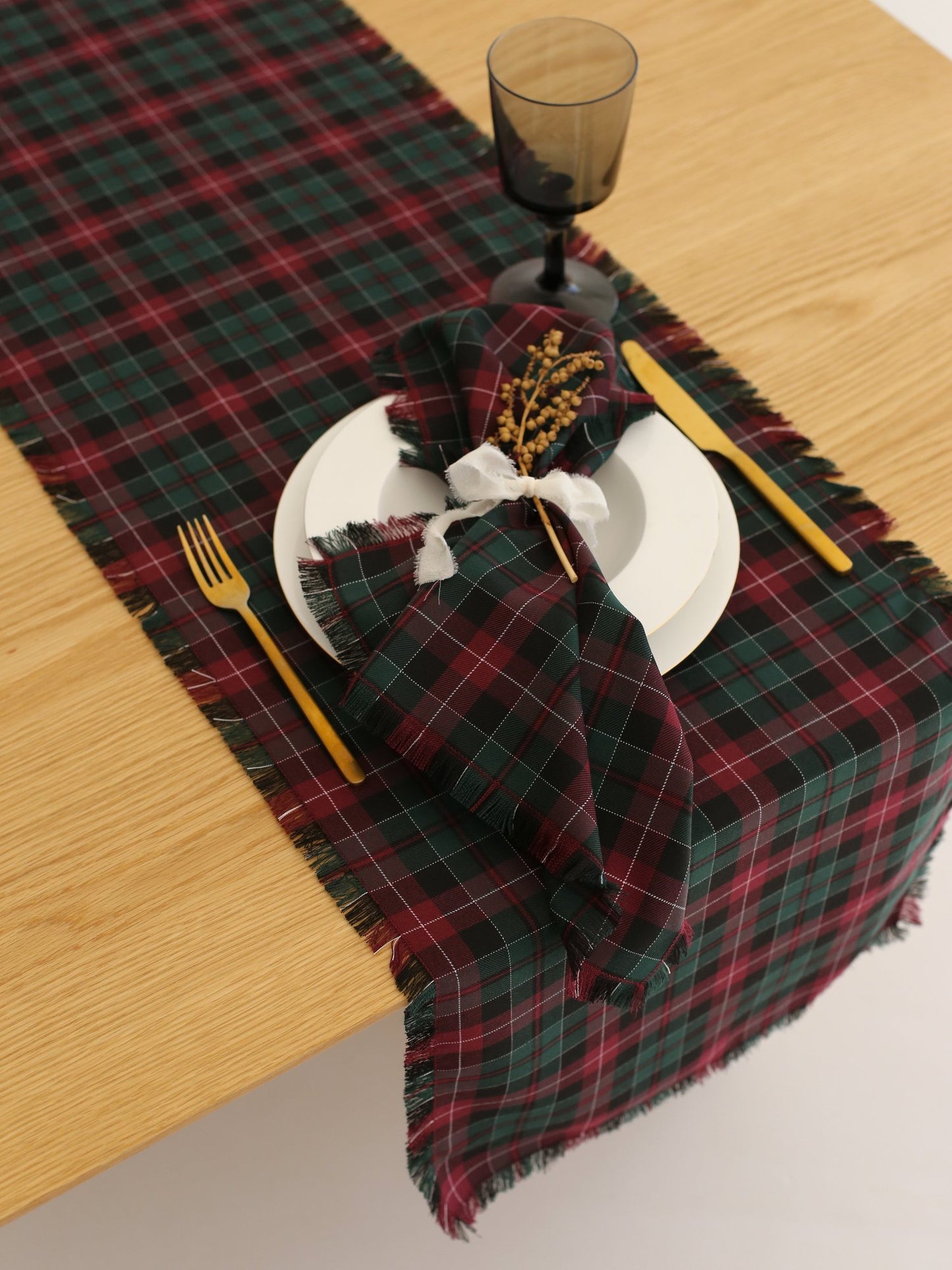 Tartan Cotton Runner