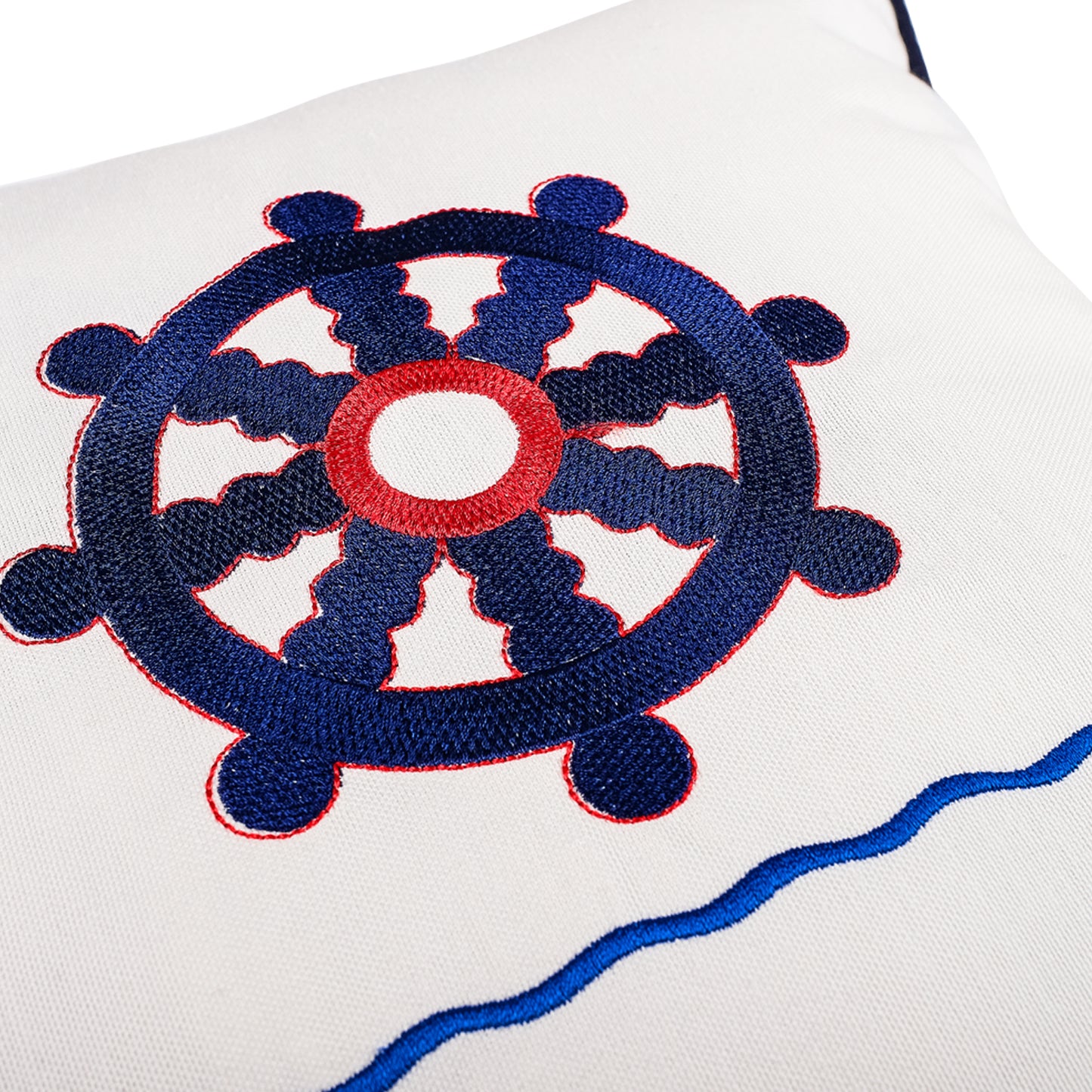 Wheel Emboridery Pillowcase