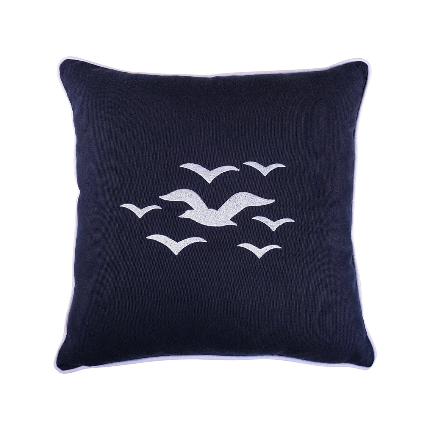 Seagulls Embroidery Pillowcase