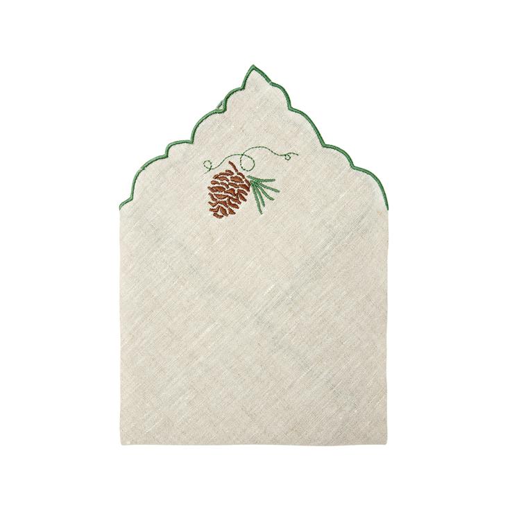 Pine Cone - Set of 4 Linen Napkin