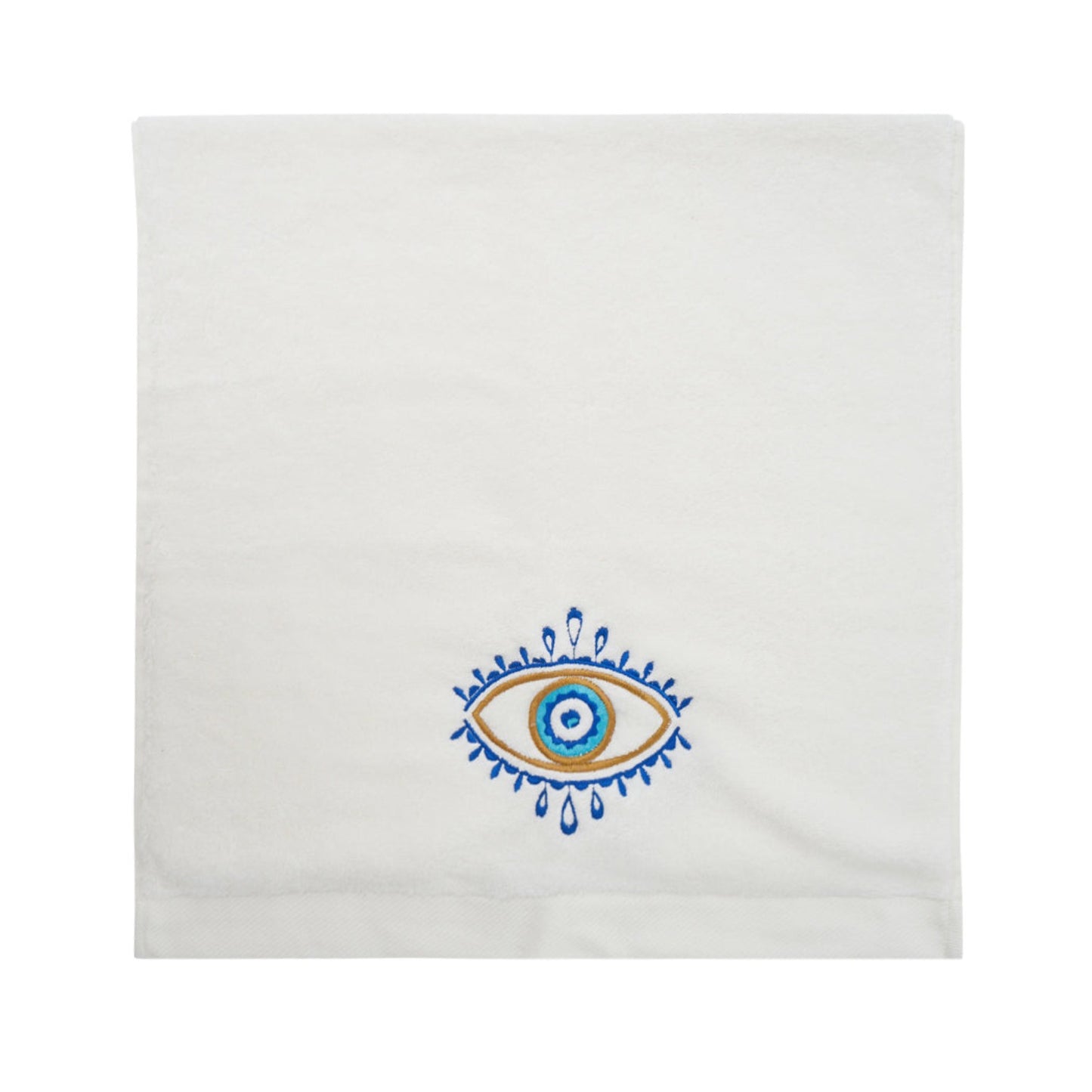 Eye Embroidery Hand Towel