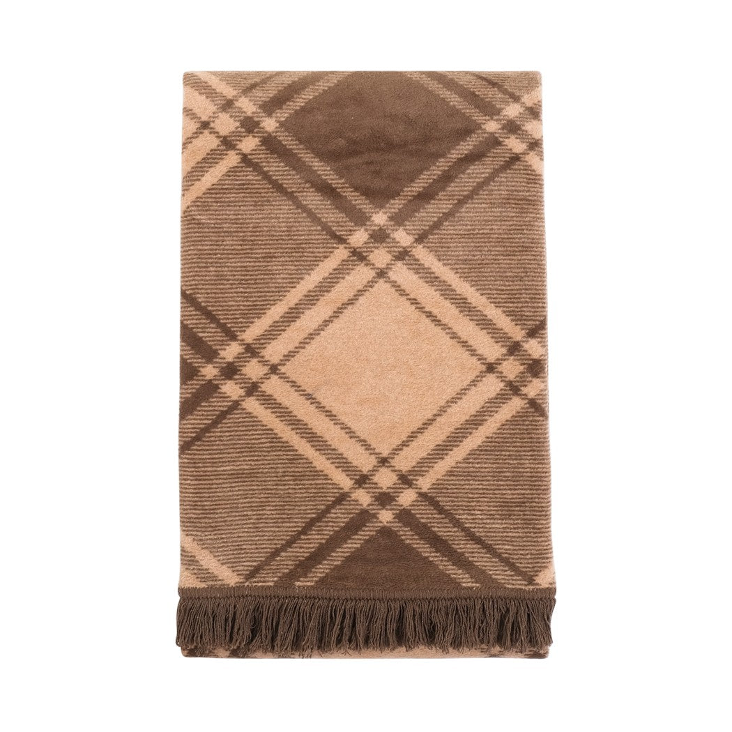 Cappuccino - Cotton Throw Blanket