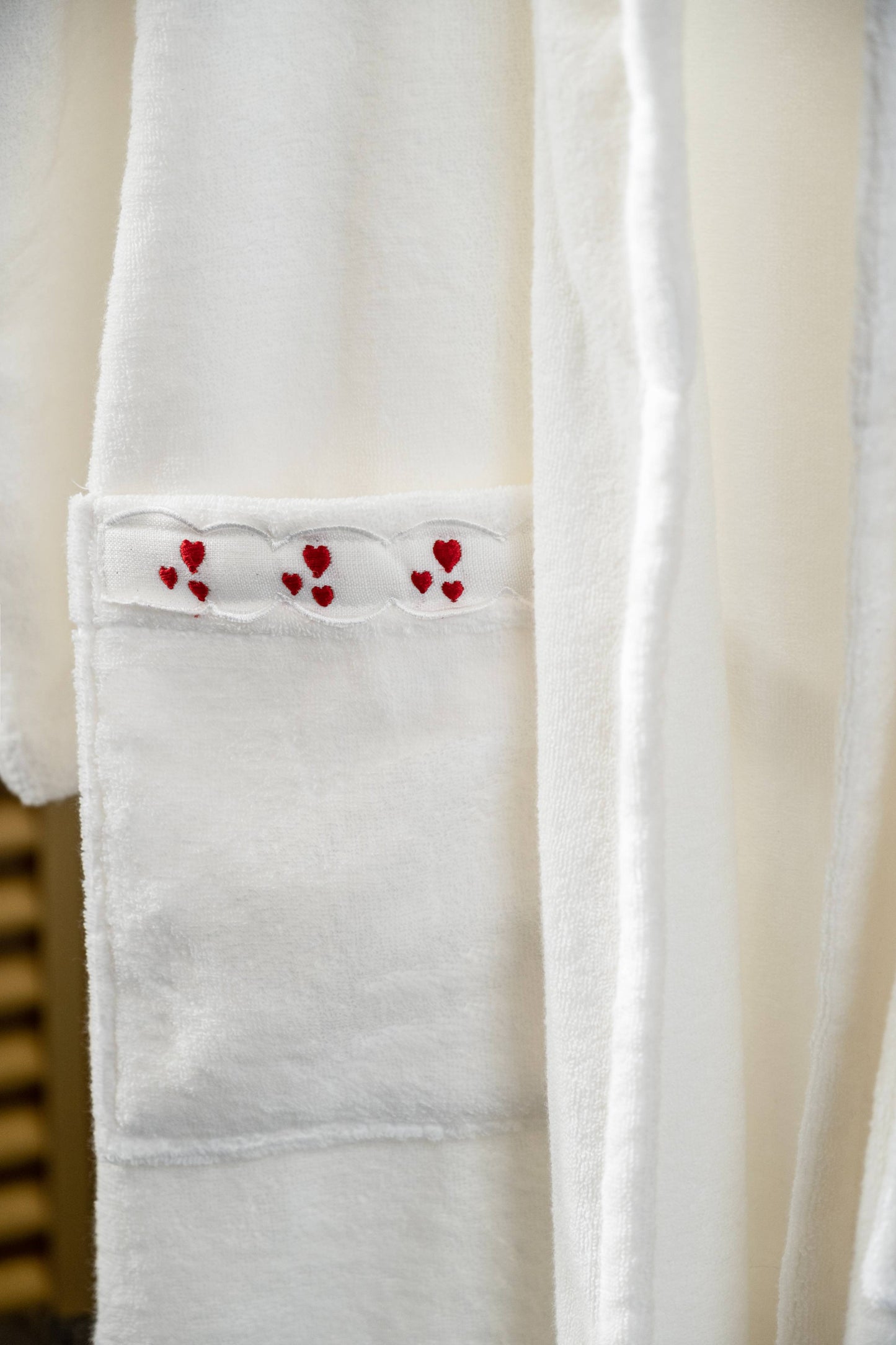 Lovebirds Embroidery Cotton Bathrobe