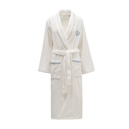 Eye Embroidery Cotton Bathrobe