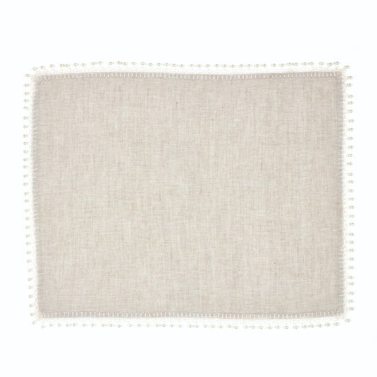 Linen Placemats with Pearl (Set of 2)