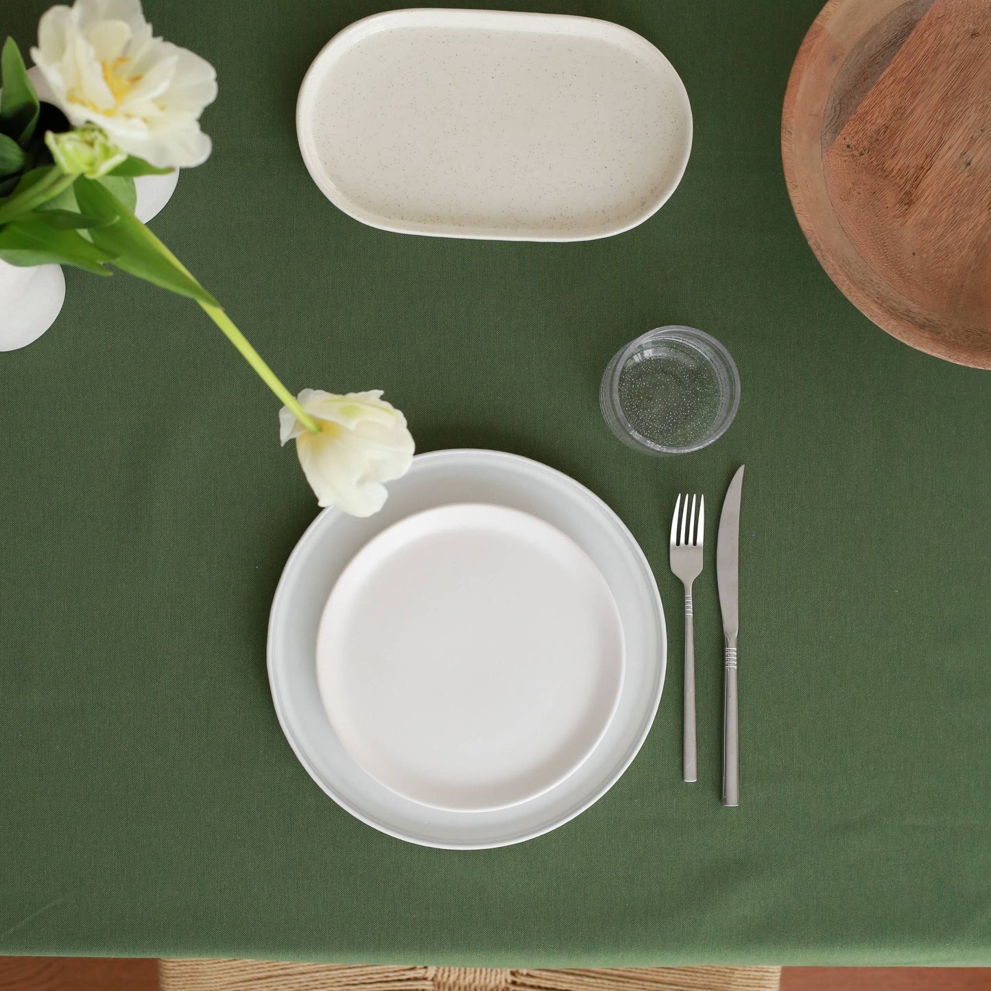 Viridis Cotton Tablecloth