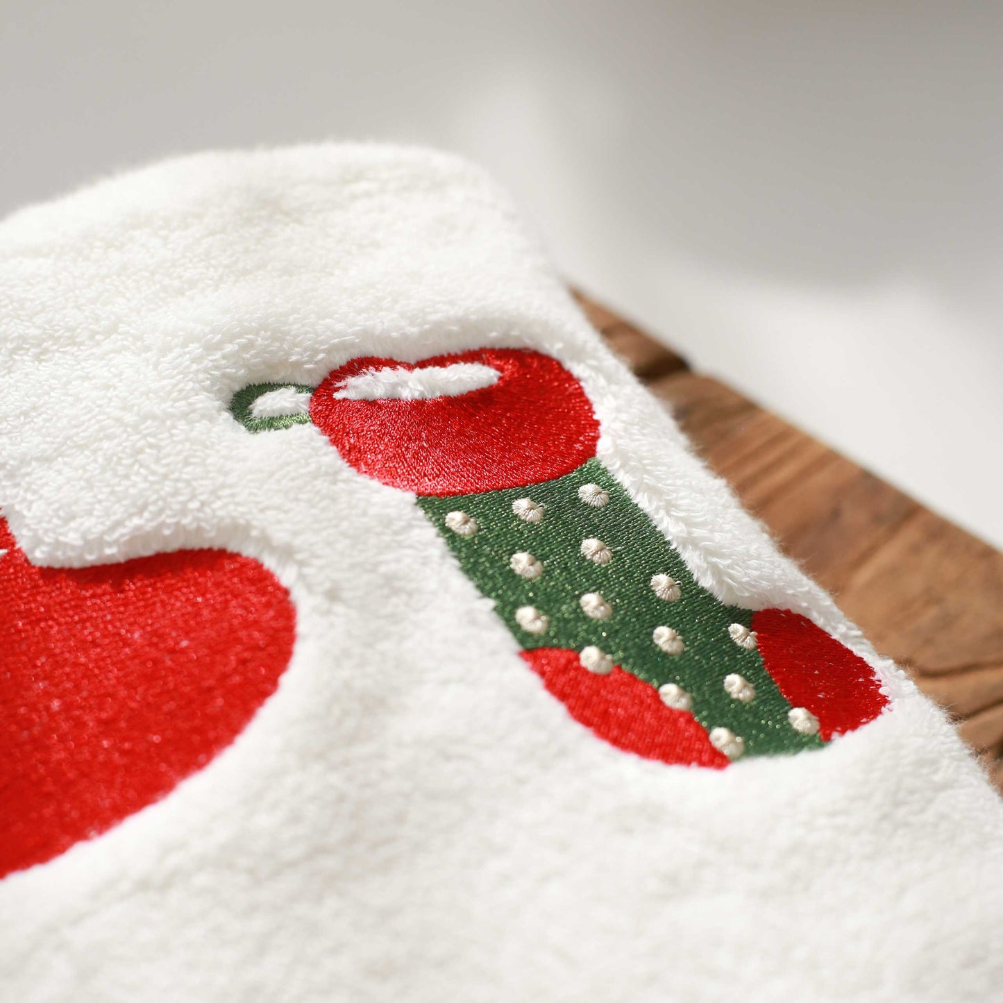 Christmas Stockings Embroidery Hand Towel