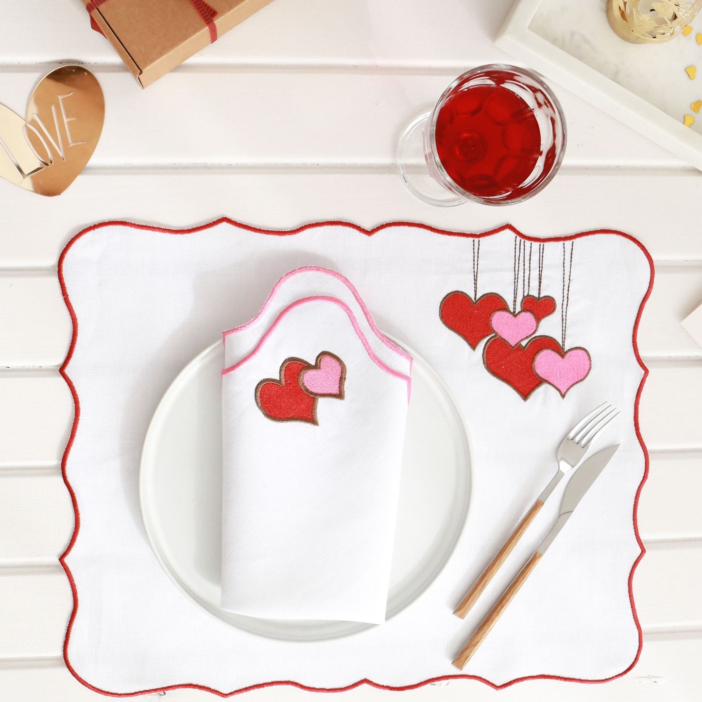 Valentine - Linen Placemat (Set of 2)